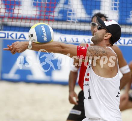 Beachvolleyball. Grand Slam 2008. DOPPLER Clemens (AUT). Klagenfurt, 31.7.2008.
Copyright Kuess

---
pressefotos, pressefotografie, kuess, qs, qspictures, sport, bild, bilder, bilddatenbank