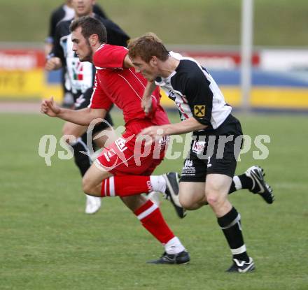 Fussball Regionalliga. WAC/St. Andrae gegen GAK. Mathias Berchtold (WAC), Alin Asii (GAK). Wolfsberg, am 1.8.2008.
Foto: Kuess

---
pressefotos, pressefotografie, kuess, qs, qspictures, sport, bild, bilder, bilddatenbank