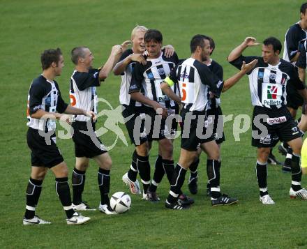 Fussball Regionalliga. WAC/St. Andrae gegen GAK. Torjubel WAC (WAC). Wolfsberg, am 1.8.2008.
Foto: Kuess
---
pressefotos, pressefotografie, kuess, qs, qspictures, sport, bild, bilder, bilddatenbank