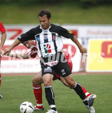 Fussball Regionalliga. WAC/St. Andrae gegen GAK. Juergen Saler (WAC), Roland Kollmann (GAK). Wolfsberg, am 1.8.2008.
Foto: Kuess
---
pressefotos, pressefotografie, kuess, qs, qspictures, sport, bild, bilder, bilddatenbank