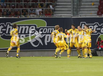 Fussball tipp3 Bundesliga. SK Austria Kaernten gegen SK Sturm Graz. Jubel Graz.
Copyright Kuess

---
pressefotos, pressefotografie, kuess, qs, qspictures, sport, bild, bilder, bilddatenbank