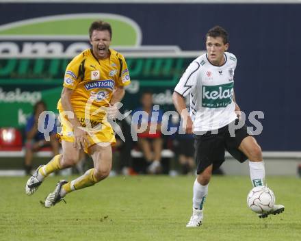 Fussball tipp3 Bundesliga. SK Austria Kaernten gegen SK Sturm Graz. Junuzovic Zlatko (Kaernten),Muratovic Samir (Graz). Klagenfurt, 6.8.2008
Copyright Kuess

---
pressefotos, pressefotografie, kuess, qs, qspictures, sport, bild, bilder, bilddatenbank