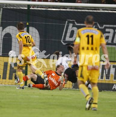 Fussball tipp3 Bundesliga. SK Austria Kaernten gegen SK Sturm Graz. Entscheidung,Muratovic Samir stellt auf 2:0. Klagenfurt, 6.8.2008
Copyright Kuess

---
pressefotos, pressefotografie, kuess, qs, qspictures, sport, bild, bilder, bilddatenbank