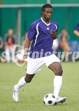 Fussball Regionalliga, FC Kaernten gegen FC St. Veit. Makanda Mpaka (FCK). Klagenfurt, am 8.8.2008.
Foto: Kuess

---
pressefotos, pressefotografie, kuess, qs, qspictures, sport, bild, bilder, bilddatenbank