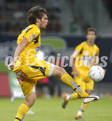 Fussball tipp3 Bundesliga. SK Austria Kaernten gegen SK Sturm Graz. Fabian Lamotte (Sturm). Klagenfurt, am 6.8.2008.
Foto: Kuess

---
pressefotos, pressefotografie, kuess, qs, qspictures, sport, bild, bilder, bilddatenbank