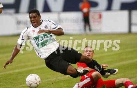 Fussball tipp3 Bundesliga. SK Austria Kaernten gegen Mattersburg. Da Silva Sandro Jose (Kaernten). Klagenfurt, 9.8.2008
Copyright Kuess

---
pressefotos, pressefotografie, kuess, qs, qspictures, sport, bild, bilder, bilddatenbank