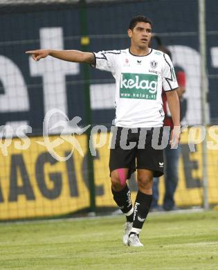 Fussball tipp3 Bundesliga. SK Austria Kaernten gegen SV Mattersburg. Adi Rocha Sobrinho Filho (Kaernten). Klagenfurt, am 9.8.2008.
Foto: Kuess

---
pressefotos, pressefotografie, kuess, qs, qspictures, sport, bild, bilder, bilddatenbank