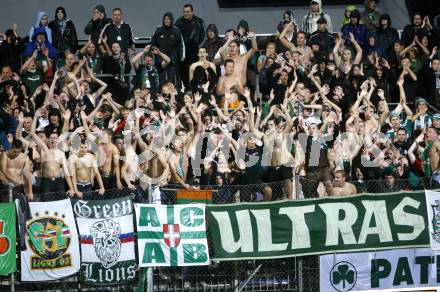 Fussball. OEFB Cup. FC Kaernten gegen SK Rapid Wien. Rapid Fans. Klagenfurt, am 15.8.2008.
Foto: Kuess
---
pressefotos, pressefotografie, kuess, qs, qspictures, sport, bild, bilder, bilddatenbank
