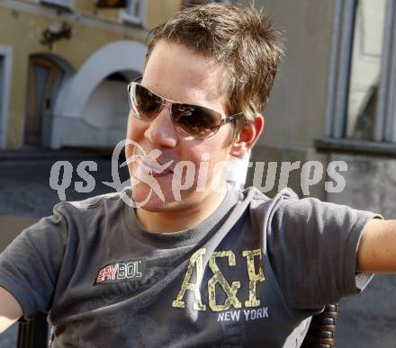Radsport. Radfahren. Bernhard Kohl (AUT). 
Klagenfurt, am 12.8.2008.
Foto: Kuess

---
pressefotos, pressefotografie, kuess, qs, qspictures, sport, bild, bilder, bilddatenbank