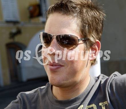 Radsport. Radfahren. Bernhard Kohl (AUT). 
Klagenfurt, am 12.8.2008.
Foto: Kuess

---
pressefotos, pressefotografie, kuess, qs, qspictures, sport, bild, bilder, bilddatenbank