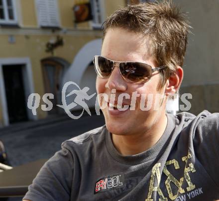 Radsport. Radfahren. Bernhard Kohl (AUT). 
Klagenfurt, am 12.8.2008.
Foto: Kuess

---
pressefotos, pressefotografie, kuess, qs, qspictures, sport, bild, bilder, bilddatenbank