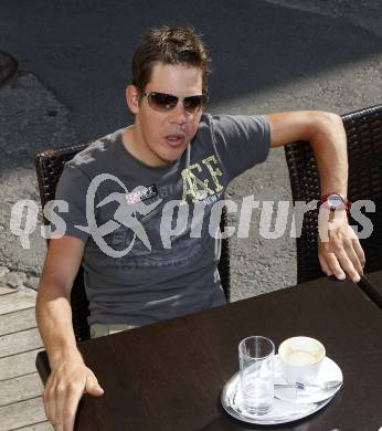 Radsport. Radfahren. Bernhard Kohl (AUT). 
Klagenfurt, am 12.8.2008.
Foto: Kuess

---
pressefotos, pressefotografie, kuess, qs, qspictures, sport, bild, bilder, bilddatenbank