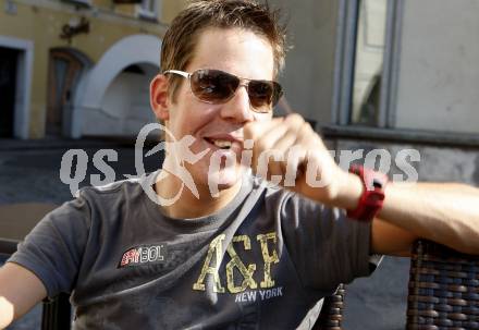 Radsport. Radfahren. Bernhard Kohl (AUT). 
Klagenfurt, am 12.8.2008.
Foto: Kuess

---
pressefotos, pressefotografie, kuess, qs, qspictures, sport, bild, bilder, bilddatenbank
