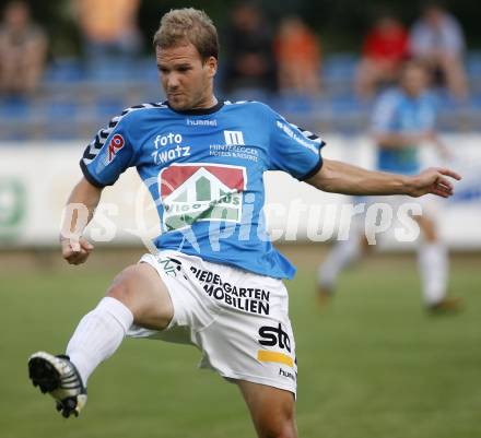 Fussball. Regionalliga. SV Feldkirchen gegen TSV Sparkasse Hartberg. Martin Presterl (Feldkirchen). Feldkirchen, am 22.8.2008.
Foto: Kuess

---
pressefotos, pressefotografie, kuess, qs, qspictures, sport, bild, bilder, bilddatenbank