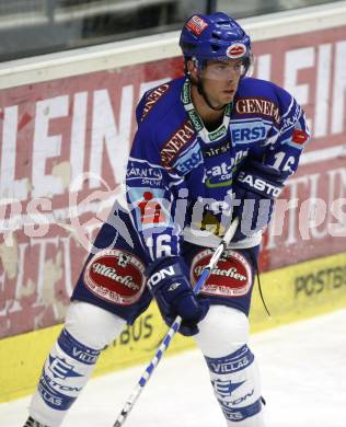 Eishockey Bundesliga. Testspiel. VSV gegen Augsburger Panthers.  Dan Cavanaugh (VSV). Villach, am 24.8.2008.
Foto: Kuess

---
pressefotos, pressefotografie, kuess, qs, qspictures, sport, bild, bilder, bilddatenbank