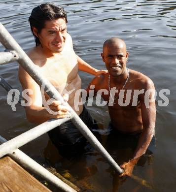 Fussball. Tipp3 Bundesliga. SK Austria Kaernten.  Chaile Carlos, Chiquinho,. Hafnersee, 28.8.2008.
Foto: Kuess
---
pressefotos, pressefotografie, kuess, qs, qspictures, sport, bild, bilder, bilddatenbank