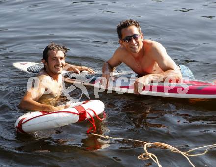 Fussball. Tipp3 Bundesliga. SK Austria Kaernten. Juergen Pichorner, Matthias Dollinger. Hafnersee, 28.8.2008.
Foto: Kuess
---
pressefotos, pressefotografie, kuess, qs, qspictures, sport, bild, bilder, bilddatenbank