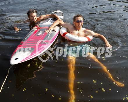 Fussball. Tipp3 Bundesliga. SK Austria Kaernten. Juergen Pichorner, Matthias Dollinger. Hafnersee, 28.8.2008.
Foto: Kuess
---
pressefotos, pressefotografie, kuess, qs, qspictures, sport, bild, bilder, bilddatenbank