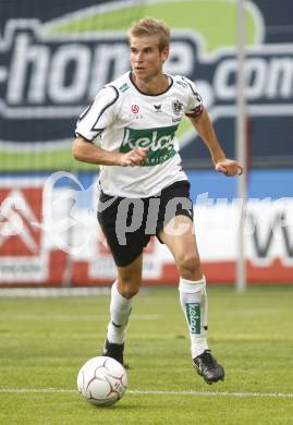 Fussball. Tipp3 Bundesliga. SK Kelag Kaernten gegen Red Bull Salzburg. Manuel Weber (Kaernten). Klagenfurt, 31.8.2008
Foto: Kuess

---
pressefotos, pressefotografie, kuess, qs, qspictures, sport, bild, bilder, bilddatenbank