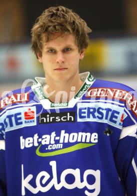 EBEL. Eishockey Bundesliga. Mannschaftsfototermin VSV. David Slivnik. Villach, am 2.9.2008.
Foto: Kuess

---
pressefotos, pressefotografie, kuess, qs, qspictures, sport, bild, bilder, bilddatenbank