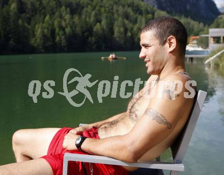 EBEL. Eishockey Bundesliga. Teambuilding KAC. Sean Brown. Lienz, am 1.9.2008.
Foto: Kuess

---
pressefotos, pressefotografie, kuess, qs, qspictures, sport, bild, bilder, bilddatenbank