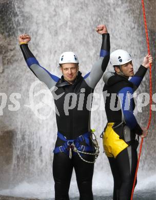 EBEL. Eishockey Bundesliga. Teambuilding KAC. Johannes Kirisits, Quantschnig. Lienz, am 1.9.2008.
Foto: Kuess

---
pressefotos, pressefotografie, kuess, qs, qspictures, sport, bild, bilder, bilddatenbank