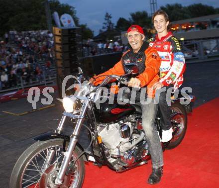 EBEL. Eishockey Bundesliga. Mannschaftspraesentation KAC. Herburger Raphael. Woertherseebuehne. Klagenfurt, am 4.9.2008.
Foto: Kuess

---
pressefotos, pressefotografie, kuess, qs, qspictures, sport, bild, bilder, bilddatenbank