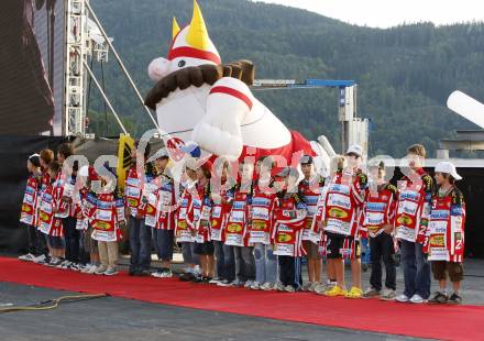 EBEL. Eishockey Bundesliga. Mannschaftspraesentation KAC. Klagenfurt, am 4.9.2008.
Foto: Kuess

---
pressefotos, pressefotografie, kuess, qs, qspictures, sport, bild, bilder, bilddatenbank