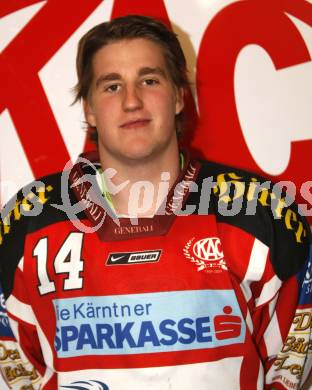 EBEL.  Eishockey Bundesliga. KAC U20. Stefan Schumnig. Klagenfurt, am 24.9.2008.
Foto: Kuess

---
pressefotos, pressefotografie, kuess, qs, qspictures, sport, bild, bilder, bilddatenbank