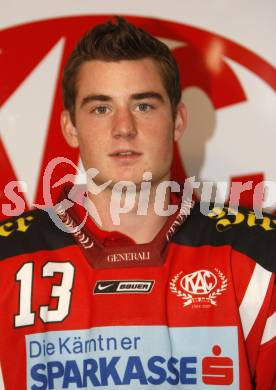 EBEL.  Eishockey Bundesliga. KAC U20. Hannes Erlacher. Klagenfurt, am 24.9.2008.
Foto: Kuess

---
pressefotos, pressefotografie, kuess, qs, qspictures, sport, bild, bilder, bilddatenbank