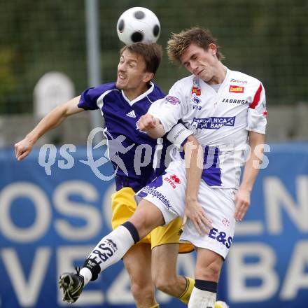 Fussball. Regionalliga. SAK gegen FC Kaernten.  Kordula Michal  (FC Kaernten), Aleksic Darjan (SAK). Klagenfurt, 27.9.2008. 
Copyright Kuess

---
pressefotos, pressefotografie, kuess, qs, qspictures, sport, bild, bilder, bilddatenbank