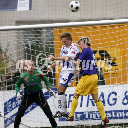 Fussball. Regionalliga. SAK gegen FC Kaernten. Rabl Hans (FC Kaernten), Tormann Kofler Alexander (SAK). Klagenfurt, 27.9.2008. 
Copyright Kuess

---
pressefotos, pressefotografie, kuess, qs, qspictures, sport, bild, bilder, bilddatenbank