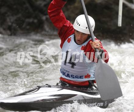 Kaerntner Landesmeisterschaften Wildwasser. Kajak. Peter Draxl (KC Graz). Klagenfurt - Gurkerbruecke, 28.9.2008.
Foto: Kuess

---
pressefotos, pressefotografie, kuess, qs, qspictures, sport, bild, bilder, bilddatenbank