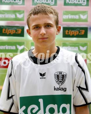 Fussball Bundesliga. Fussballakademie SK Austria Kaernten U15. BNZ. Bundesnachwuchszentrum. Michael Hafner. Klagenfurt, am 16.9.2008.
Foto: Kuess 
---
pressefotos, pressefotografie, kuess, qs, qspictures, sport, bild, bilder, bilddatenbank