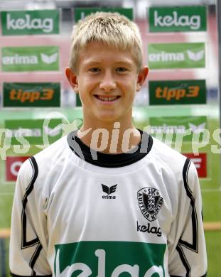 Fussball Bundesliga. Fussballakademie SK Austria Kaernten U15. BNZ. Bundesnachwuchszentrum. Michael Ramusch. Klagenfurt, am 16.9.2008.
Foto: Kuess 
---
pressefotos, pressefotografie, kuess, qs, qspictures, sport, bild, bilder, bilddatenbank