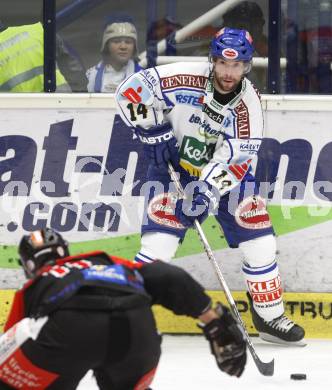 EBEL.  Eishockey Bundesliga. EC Pasut VSV gegen HC TWK Innsbruck. Justin Mapletoft (VSV). Villach, am 30.9.2008.
Foto: Kuess

---
pressefotos, pressefotografie, kuess, qs, qspictures, sport, bild, bilder, bilddatenbank