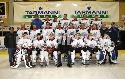 Eishockey Oberliga. Tarco Woelfe. Mannschaft.  Klagenfurt, am 1.10.2008.
Foto: Kuess

---
pressefotos, pressefotografie, kuess, qs, qspictures, sport, bild, bilder, bilddatenbank