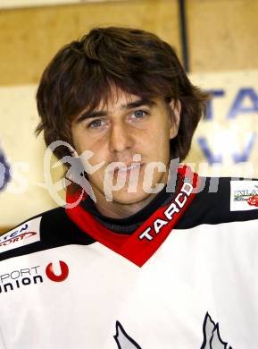 Eishockey Oberliga. Tarco Woelfe. Manfred Schoklitsch. Klagenfurt, am 1.10.2008.
Foto: Kuess

---
pressefotos, pressefotografie, kuess, qs, qspictures, sport, bild, bilder, bilddatenbank