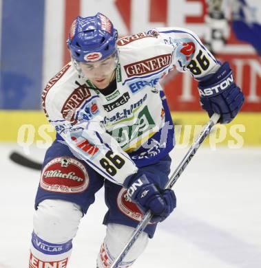 EBEL.  Eishockey Bundesliga. EC Pasut VSV gegen HC TWK Innsbruck. Jonathan Ferland (VSV). Villach, am 30.9.2008.
Foto: Kuess

---
pressefotos, pressefotografie, kuess, qs, qspictures, sport, bild, bilder, bilddatenbank