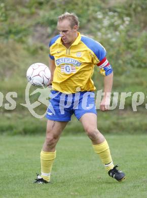 Fussball. Kaerntner Liga. SK Austria Kelag Kärnten 1b gegen FC-WR Nussdorf/Debant A. Georg Peter Rohracher (Nussdorf). Klagenfurt, 27.9.2008. 
Copyright Kuess

---
pressefotos, pressefotografie, kuess, qs, qspictures, sport, bild, bilder, bilddatenbank
