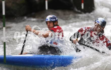 Kaerntner Landesmeisterschaften Wildwasser. Kajak. Matthias Schmid, Gerhard Schmid (AUT). Klagenfurt - Gurkerbruecke, 28.9.2008.
Foto: Kuess


---
pressefotos, pressefotografie, kuess, qs, qspictures, sport, bild, bilder, bilddatenbank