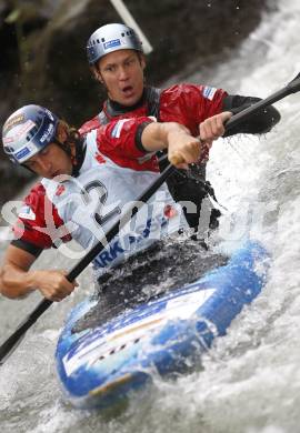 Kaerntner Landesmeisterschaften Wildwasser. Kajak. Matthias Schmid, Gerhard Schmid (AUT). Klagenfurt - Gurkerbruecke, 28.9.2008.
Foto: Kuess


---
pressefotos, pressefotografie, kuess, qs, qspictures, sport, bild, bilder, bilddatenbank