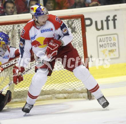 EBEL. Eishockey Bundesliga. EC KAC gegen Red Bull Salzburg. Michael Mike Siklenka (Salzburg). Klagenfurt, am 12.10.2008.
Foto: Kuess

---
pressefotos, pressefotografie, kuess, qs, qspictures, sport, bild, bilder, bilddatenbank