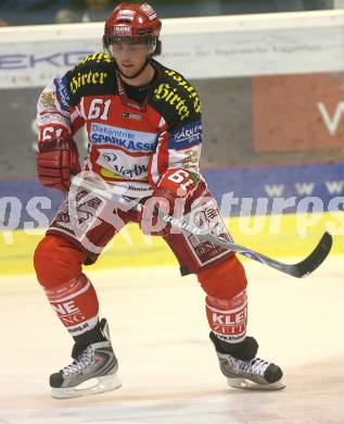 EBEL. Eishockey Bundesliga. EC KAC gegen EC VSV. Christoph Harand (KAC). Klagenfurt, am 19.10.2008.
Foto: Kuess

---
pressefotos, pressefotografie, kuess, qs, qspictures, sport, bild, bilder, bilddatenbank