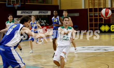 Basketball Bundesliga. Woerthersee Piraten gegen UBSC Graz. Marco Breithuber (Piraten).  Klagenfurt, 29.10.2008
Foto: Kuess

---
pressefotos, pressefotografie, kuess, qs, qspictures, sport, bild, bilder, bilddatenbank