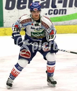 EBEL. Eishockey Bundesliga. EC Pasut VSV gegen HDD TILIA Olimpija Ljubljana (Laibach). Stefan Bacher (VSV). Villach, am 11.11.2008.
Foto: Nadja Kuess

---
pressefotos, pressefotografie, kuess, qs, qspictures, sport, bild, bilder, bilddatenbank