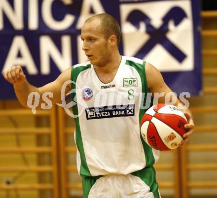 Basketball Kaerntner Liga. KOS gegen ABC Villach. Davor Sattler (KOS). Klagenfurt, am 8.11.2008.
Foto: Kuess

---
pressefotos, pressefotografie, kuess, qs, qspictures, sport, bild, bilder, bilddatenbank