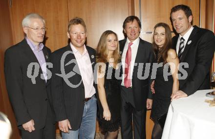 Sportgala 2008. Willibald Liberda, Werner Franz, Franz Klammer mit Tochter, Bettina und Armin Assinger. Velden, 22.12.2008
Foto: Kuess

---
pressefotos, pressefotografie, kuess, qs, qspictures, sport, bild, bilder, bilddatenbank