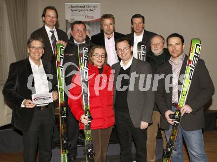 Sportland Kaernten Sportgespraeche. Peter Kaiser, Diethardt Theuermann, Alois Loibnegger,Marijan Velik, Norbert Darabos, Karl Schnabl, Christian Mayer. Klagenfurt, am 19.2.2009.
Foto: Kuess
---
pressefotos, pressefotografie, kuess, qs, qspictures, sport, bild, bilder, bilddatenbank