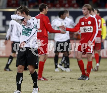 Fussball. Tipp3-Bundesliga. SK Austria Kelag Kaernten  gegen SV Mattersburg. Marc Sand (Austria Kaernten). Klagenfurt, 28.2.2009. 
Foto: Kuess

---
pressefotos, pressefotografie, kuess, qs, qspictures, sport, bild, bilder, bilddatenbank